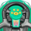 BabyMix Bébitaxi Tolókarral, zenélő, Zöld