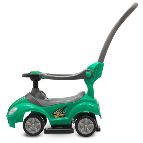 BabyMix Bébitaxi Tolókarral, zenélő, Zöld