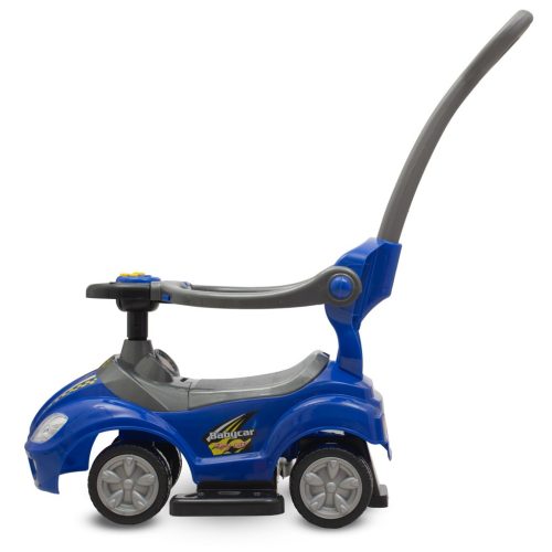 BabyMix Bébitaxi Tolókarral, zenélő, kék