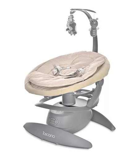 Lorelli Toscana Elektromos hinta és pihenőszék- Beige Dots