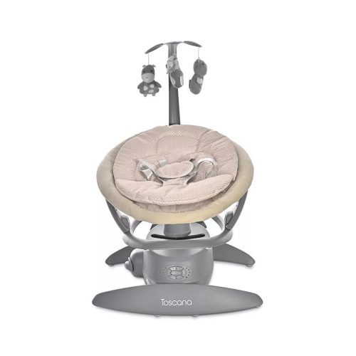 Lorelli Toscana Elektromos hinta és pihenőszék- Beige Dots