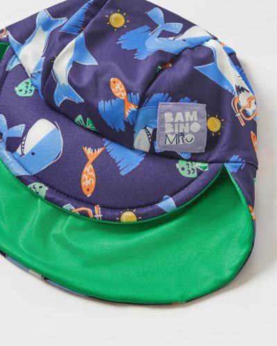 BambinoMio UV Szűrős Kifordítható Sapka Óceán L/XL